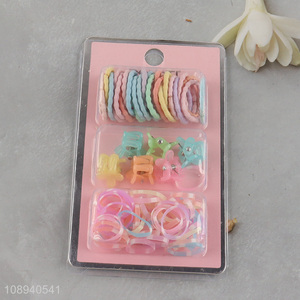 Popular products colorful girls headwear set hair accessories