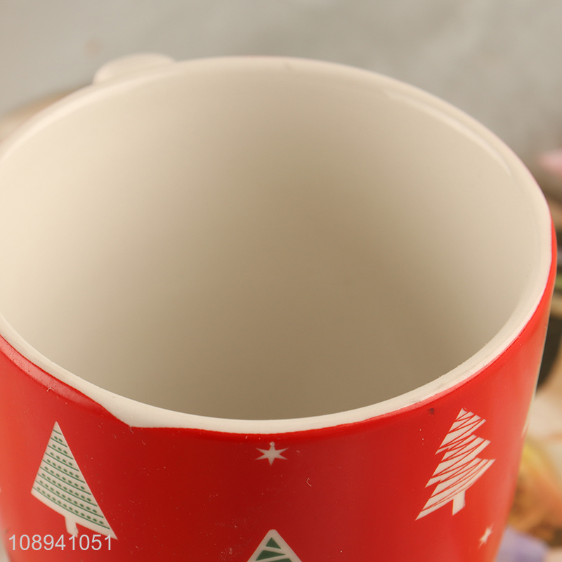 New product christmas series ceramic water cup coffee cup