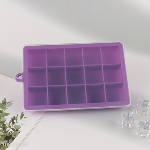 Latest products purple kitchen ice cube mold ice tray