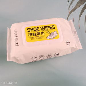 High Quality 80PCS Shoe Wipes Sneakers Cleaning Wipes for Mesh Shoes