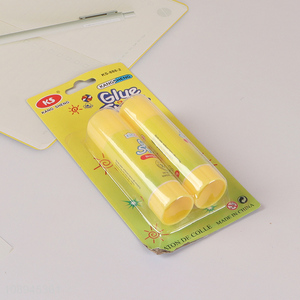 China products 2pcs non-toxic school office glue stick for sale