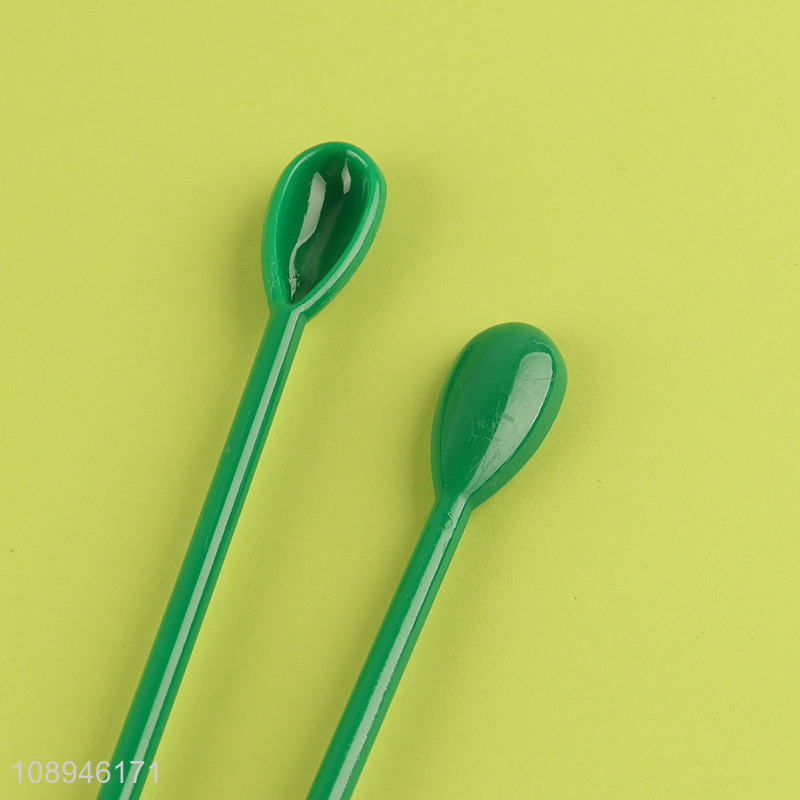 New Product 6PCS Cactus Cocktail Stirrers Spoons Swizzle Sticks