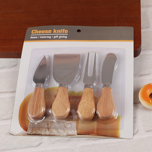 New Product 4PCS Mini Stainless Steel Cheese Knife for Cutting Board