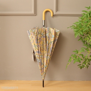 New Product 16k Long Auto Open Straight <em>Umbrella</em> Paisley <em>Umbrella</em> for Rain