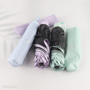 Online Wholesale 8k Manual Open Anti-UV Triple Folding <em>Umbrella</em> Travel <em>Umbrella</em>