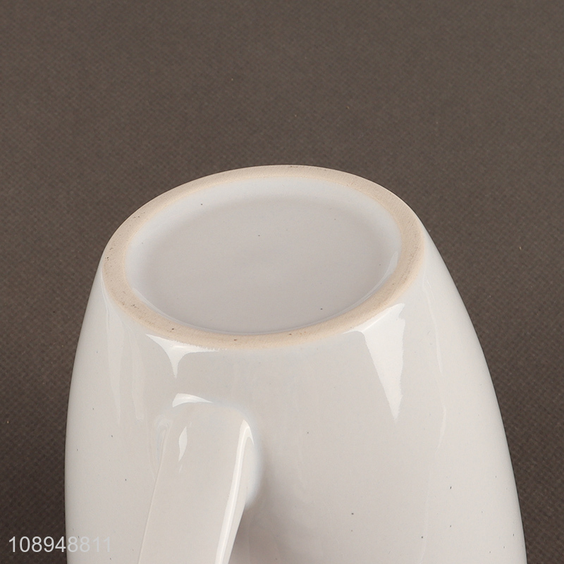 Hot products ceramic water cup drinking cup with handle