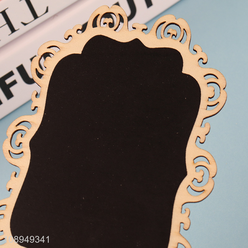 Factory Supply Wooden Mini Chalkboard Sign for Wedding Party