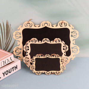 New Arrival Wooden Mini Chalkboard Labels Name Tags with String