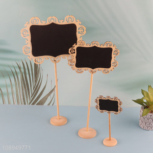 New Arrival Wooden Mini Chalkboard Signs Small Chalkboard Labels