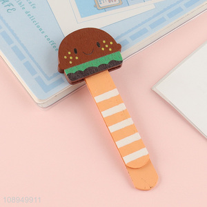 Online Wholesale Kawaii Cartoon Wooden Bookmark for Kids Students