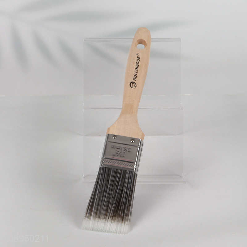 China products wooden handle professional oil paint brush