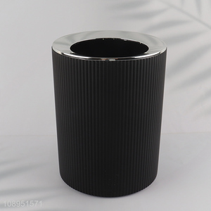 New Product Plastic Trash <em>Can</em> <em>Garbage</em> Bin with Pressure Ring for Bathroom