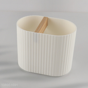 Factory Price 2 Slots Striped <em>Toothbrush</em> <em>Holder</em> for Electric Toothbrushes