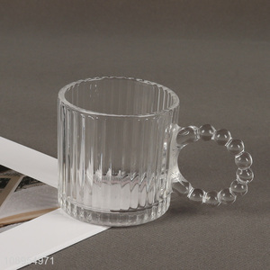 New product unbreakable glass water cup coffee cup with handle