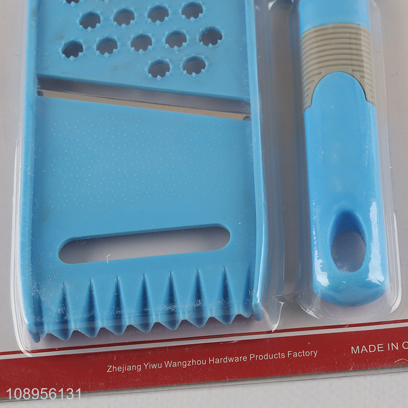 Factory Price Potato Grater and Double Sided Peeler Set Kitchen Tools