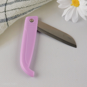 High Quality Stainless Steel Folding Fruit Knife for Peeling