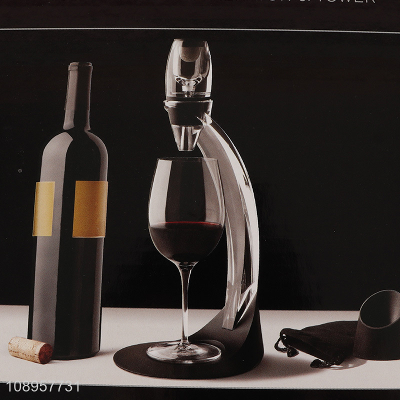 Hot items red wine decanter wine aerator decanter  for home and bar