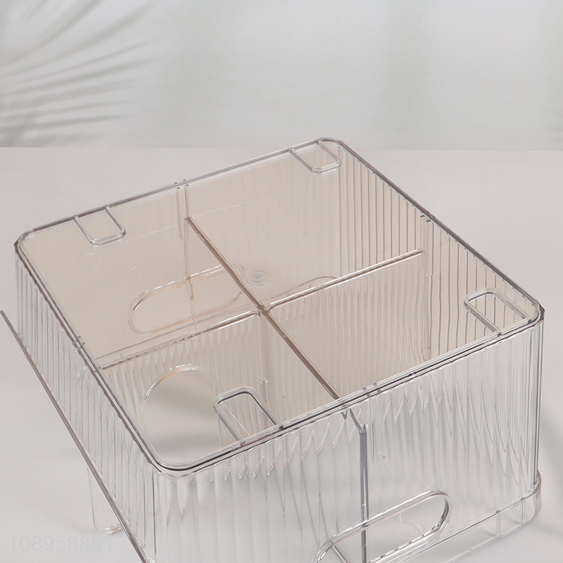 China factory home office clear desktop storage box for sale