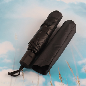 Hot Selling Semi-Automatic Folding Triple <em>Umbrella</em> for Women Men