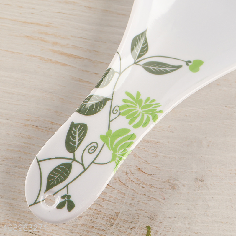 High Quality Custom Printed Melamine Spoon for Kitchen Restaurant