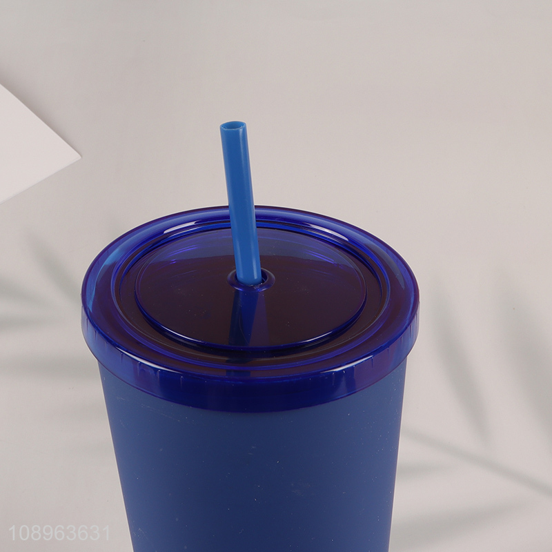 New arrival large capacity 730ml water cup with lid&straw