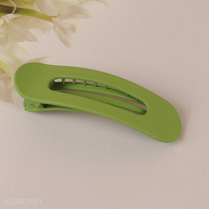 China products green girls fashionable <em>hairpin</em> hair clips