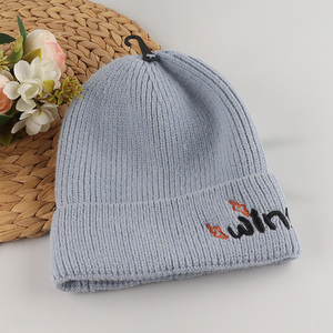 High Quality Uniex Winter Beanie Hat Men Women Warm Knit Beanie Cap