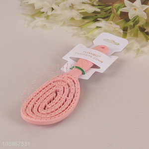 Most popular wide teeth massage hair comb hair brush