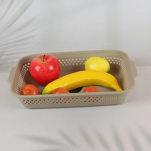 China factory home kitchen fruits drain basket with handle