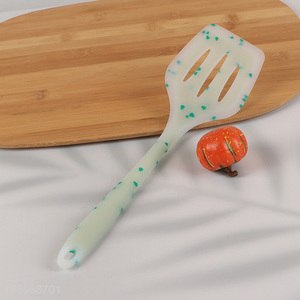 Low price silicone non-stick cooking slotted spatula for sale