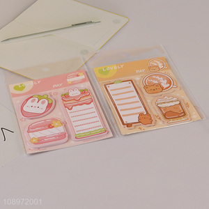 New arrival cartoon school office supplies sticky notes post-it notes