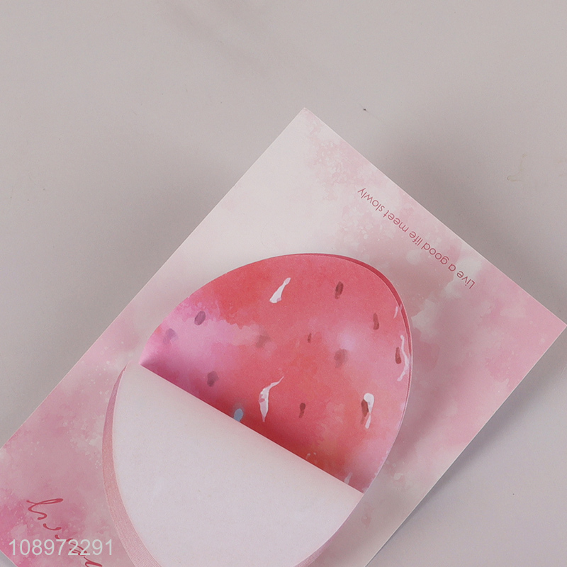 Hot items strawberry shape sticky notes post-it notes