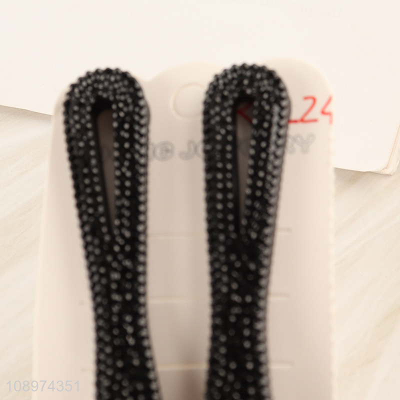 High Quality 2PCS Hollow Metal Hair Clips Hair Accessories