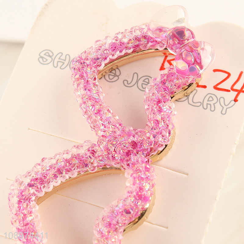 China Imports Cute Heart Hair Clips for Women Girls Kids