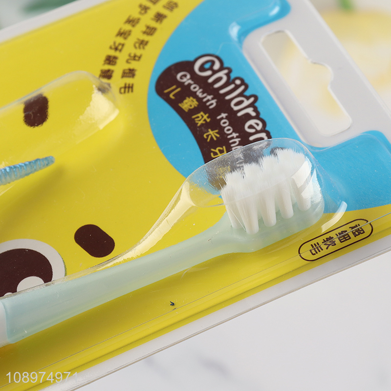 Popular products children oral care toothbrush with dinosaur model toy