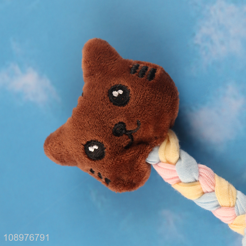 Yiwu market pets puppy plush toy bite-resistant chew toy