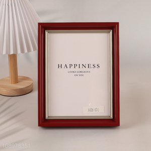 Good Quality 6X8 Inch MDF Wooden Photo Frame for Tabletop Display