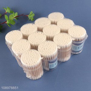 Yiwu market multi-purpose disposable wooden stick cotton swab