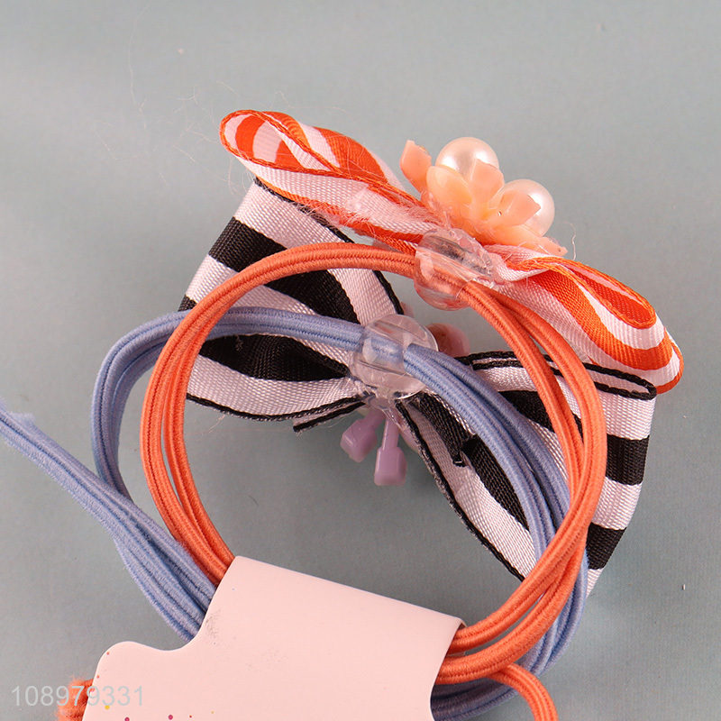 Best selling fashionable girls hair bands hair scrunchies wholesale