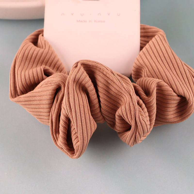 Factory price elastic girls hair accessories hair scrunchies hair ties