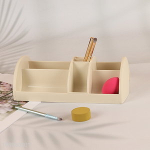 Good quality desktop makeup brush holder organizer cosmetic storage container