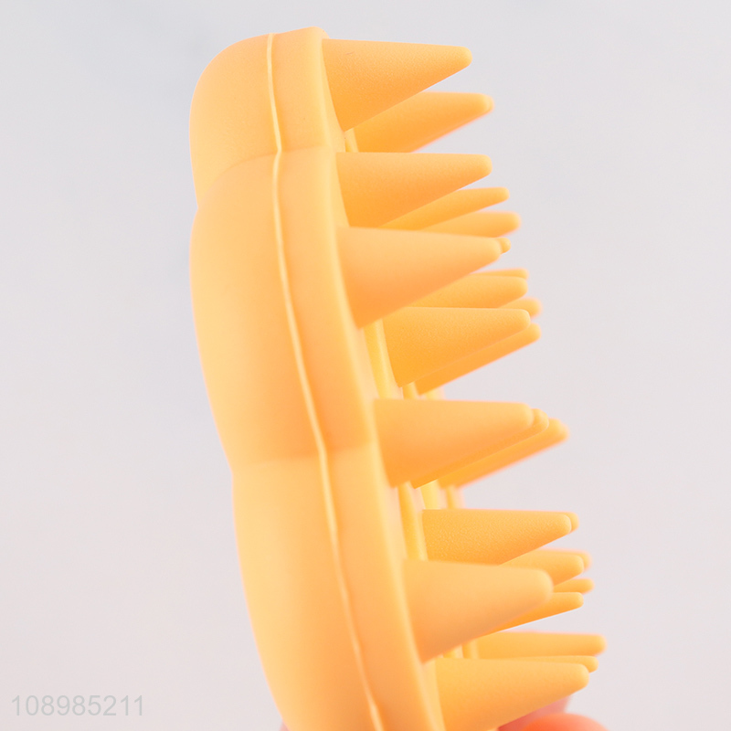 Good sale silicone hollow shampoo brush massage brush