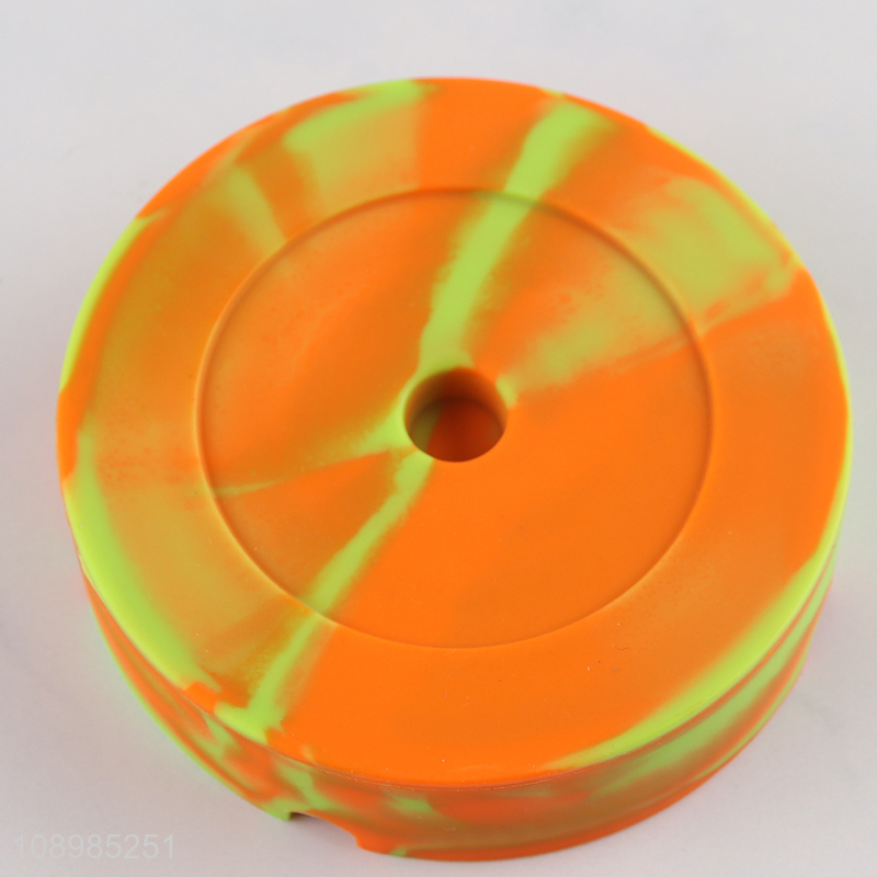 Top products round household silicone ashtray for sale