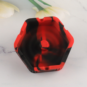 China supplier heat-resistant unbreakable silicone <em>ashtray</em> for household