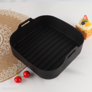 Hot selling square silicone air fryer liners pot baking dishes