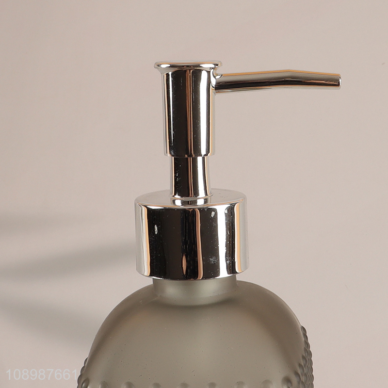 Hot Sale Colord Glass Glass Liquid Soap Dispenser Empty Lotion Dispenser