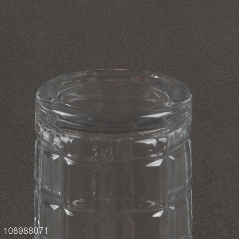 Online Wholesale 374ml Engraved Glass Drinkware Glass Water Cup