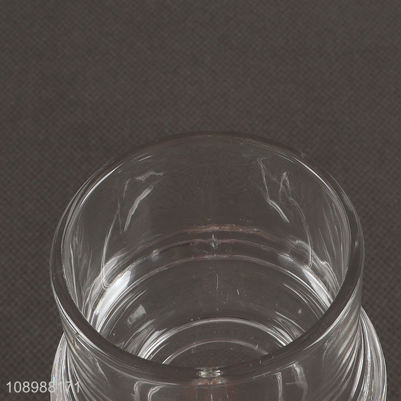 Factory Wholesale 80ml Glass Teacup Milk Coffee Cup With Handle