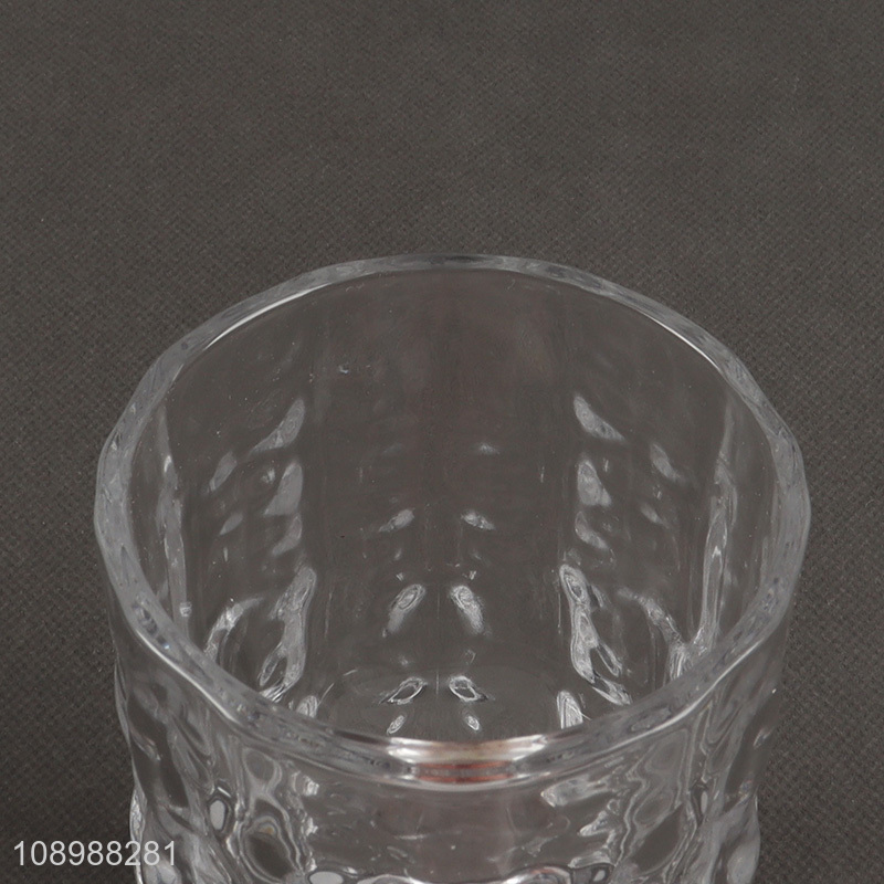 China Imports 400ml Glass Juice Cocktail Cup Beer Mug with Handle