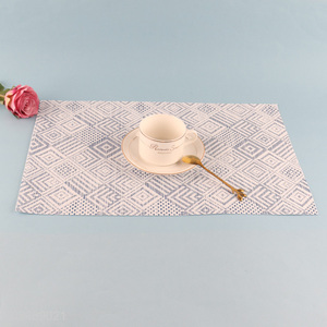 China products rectangle anti-slip jacquard placemat dinner mat